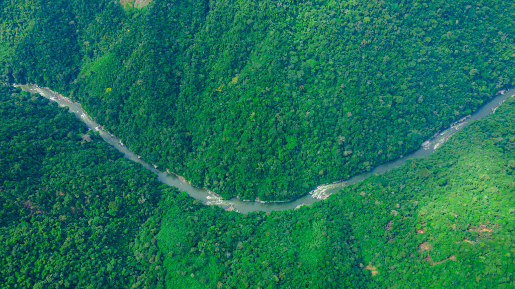Río Samaná, uno de los ríos de Colombia